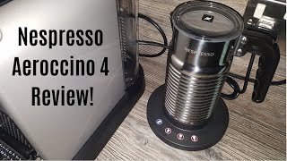 Nespresso Aeroccino 4 Milk Frother Review  Worth upgrading from the Aeroccino 3 [upl. by Renner]