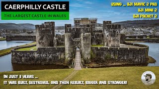 Caerphilly Castle  The Largest in Wales 2nd in Britain [upl. by Nwahsed]