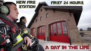 First 24 Hours in a New Fire Station  A Day in the Life [upl. by Alarise868]