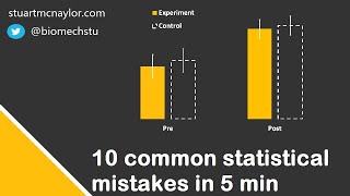 Ten Statistical Mistakes in 5 Min [upl. by Lain319]