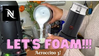 How To Foam Milk With Aeroccino 3 Make Coffee With Foam Tips amp Tricks  Easy Foamed Latte Recipe [upl. by Esnofla808]