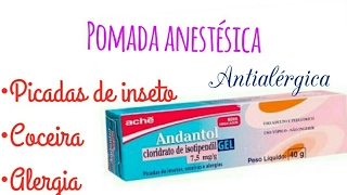 Resenha PomadaAndantol Gel [upl. by Lunn329]