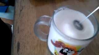 Aerolatte Review Frothing Cold Milk In Under 1 Minute [upl. by Aeniah99]